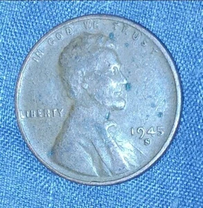 1945s Wheat Cent-  Date Dbl., Mint Mark Repunched dbl, Wheat Stalk Dbl,  Aon Rev - Picture 1 of 2
