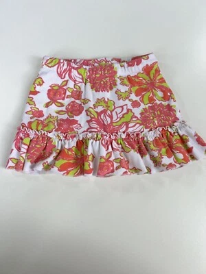Lilly Pulitzer Girl’s Size 2-3 Floral Skort White Pink Green - Image 1 of 4