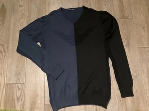 EMPORIO ARMANI L0GO V NECK SWEATERS - Picture 1 of 5