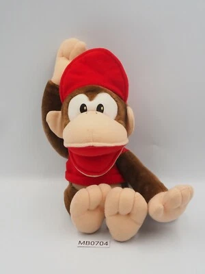 Boneca de brinquedo Diddy Kong MB0704 Super Donkey Kong Banpresto DX 2000 pelúcia 11" Japão - Imagem 1 de 4