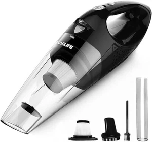 VACLiFE Cordless Portable Rechargeable Wireless Vacuum Cleaner VL189 Car Black - Picture 1 of 7