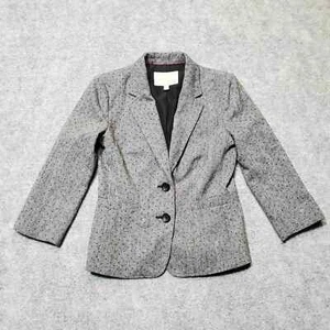 Banana Republic gepunkteter Wollblazer Damen Größe 2 - Bild 1 von 8