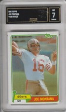 1981 JOE MONTANA TOPPS ROOKIE GMA 7 NM👀🎁 FREE JOE MONTANA ERROR CARD