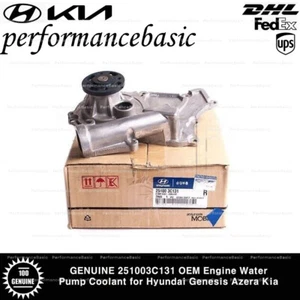 GENUINE 251003C131 OEM Engine Water Pump Coolant for Hyundai Genesis Azera Kia  - Picture 1 of 2