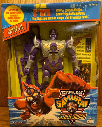 Superhuman Samurai Syber-Squad Deluxe 9'' SYD Figure Playmates Cover