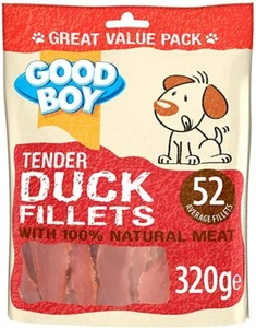 Good Boy Pawsley & Co Meat Duck Fillets Dog Healthy Natural Treats Chews 320g - Picture 1 of 3
