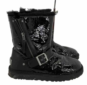 ❤️ UGG Boots Uggs Glam Rock Wet Look Avant-garde 7 - Picture 1 of 2