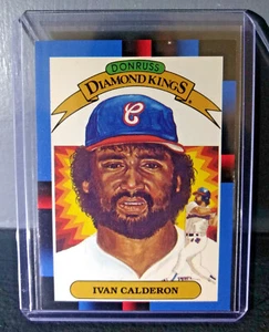 1988 Ivan Calderon Donruss Diamond Kings #25 Baseball Card - Picture 1 of 2
