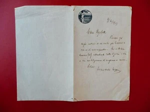 Autografo Innocenzo Cappa Lettera Hotel Terminus Venezia 9/6/1913 - Foto 1 di 2