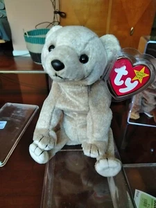 Ty Beanie Baby Almond Dob 14. April 1999 mit Etui - Bild 1 von 4