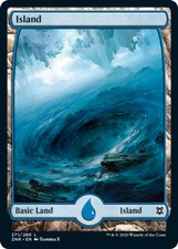 1x Island (271) - Foil NM, English MTG Zendikar Rising