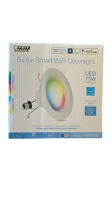Feit Electric LED 75W 1000 Lumens Smart Recessed Downlight 5 & 6 In - Image 1 of 4