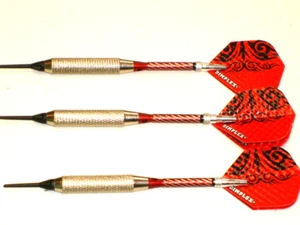 Soft Tip Darts New, 18 Gram Plated, Aluminum Spinning Shafts #3164 - Picture 1 of 3