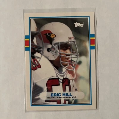 1989 Topps Traded Football Card #87T Eric Hill RC NFL - Image 1 of 2