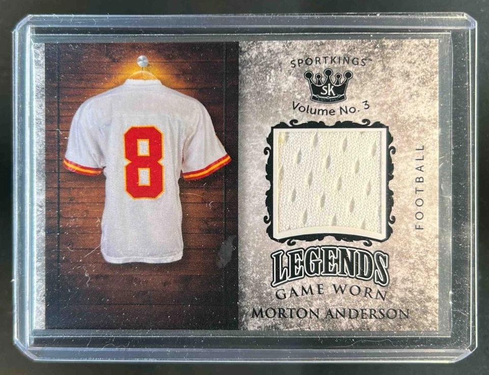 2022 Sportkings Volume 3 Morton Anderson Legends Jersey #LSM-42 - Image 1 of 2