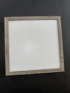 12 X 12 Letter Board With Wooden Trim With All Letters Included From Kirklands - Picture 1 of 2