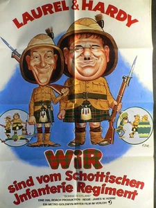 Wir sind vom schottischen Infanterie Regiment - Filmposter A1 84x60cm gefaltet - Picture 1 of 1