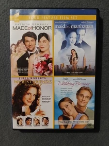 Romantic Comedy 4-Movie DVD Set Made of Honor Maid in Manhattan 2008 - Imagen 1 de 4