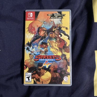 Nintendo Switch Streets of Rage 4 w/ Keychain & Art Booklet, BGH bc - Image 1 of 4