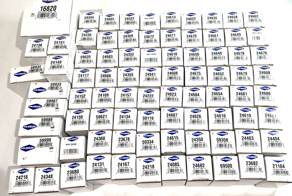 Grande lote misto de ferragens Murray (lote de 83 caixas parciais) - Imagem 1 de 4