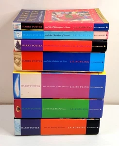 Harry Potter Books Complete Original Set JK Rowling Book Set 4x PB 3x HC FULL - Bild 1 von 18