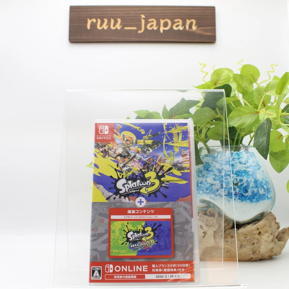 Nintendo Switch Splatoon 3 + Expansion Pass 2024 Video Game Software Japan NEW - Image 1 of 3