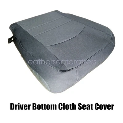 Cubierta de asiento de tela gris para conductor Dodge Ram 1500 2500 3500 2013 2014-2017 2018 Foto 1 de 4