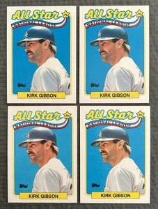Kirk Gibson 4 Karten Lot, All-Star Topps 1988 #396, Los Angeles Dodgers - Bild 1 von 6