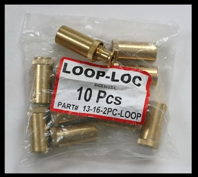 Loop-Loc Authentic Swimming Pool Safety Cover Brass Anchor 10 pcs, Free Shipping - Image 1 of 2