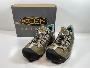 Keen Women's Detroit Low Size 10W Color Brindle/Deep Sea Steel Toe NOS - Picture 1 of 9