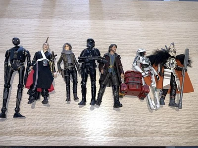 Star Wars The Black Series Rogue One / Solo / Andor Loose Figure Bundle - Image 1 of 4