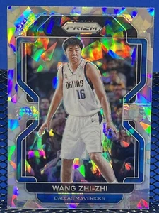 2021-22 Panini Prizm WANG ZHI-ZHI Cracked Ice Prizm Dallas Mavericks - Picture 1 of 2