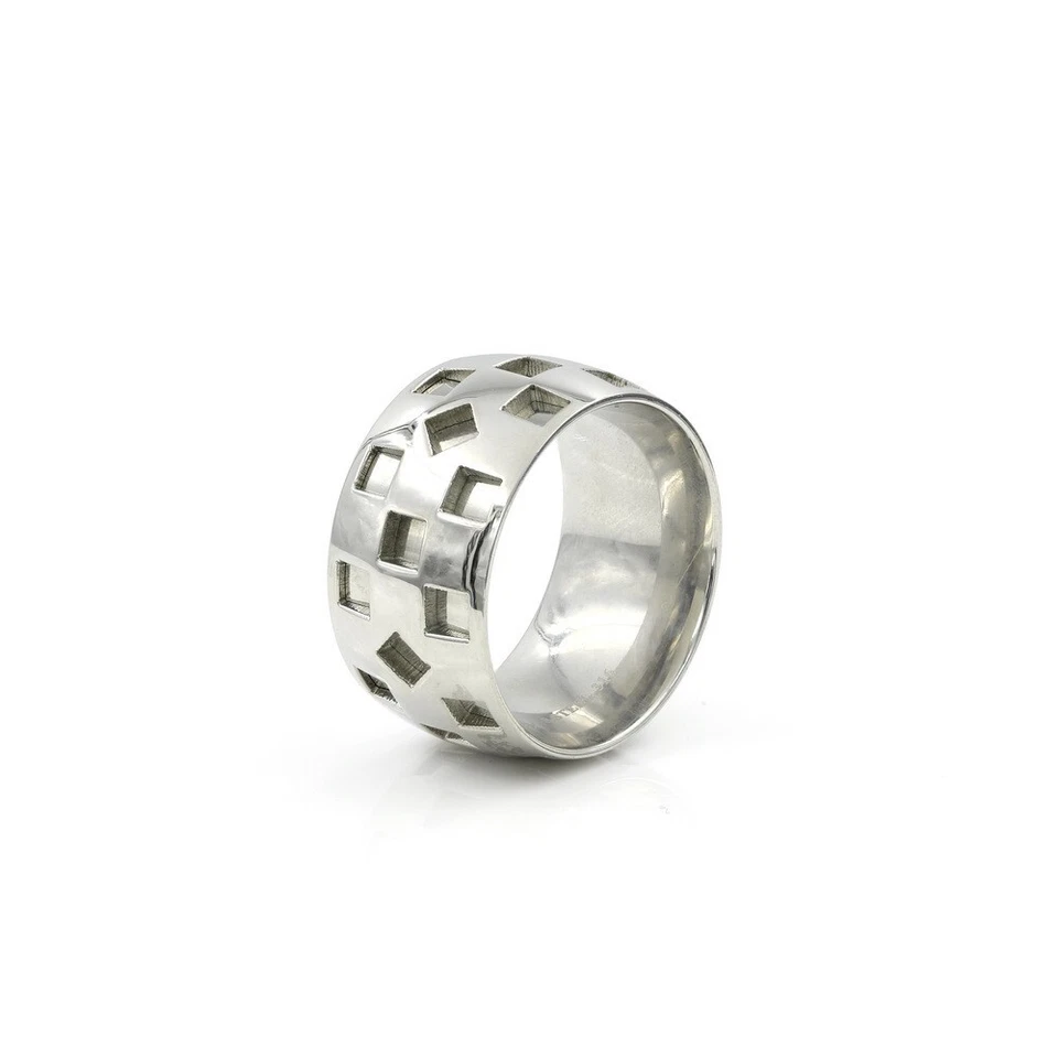 Stainless Steel 316 Women's Wide Band Daily Ring - Image 1 of 4