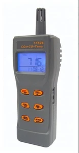 Carbon Dioxide CO2 Carbon Monoxide CO Temp. 3in1 Meter Detector Data Logger USB - Picture 1 of 1