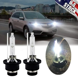 For Acura MDX 2007-2013 Low Beam - D2S 6000K Xenon HID Headlight Bulbs Qty 2 - Picture 1 of 10