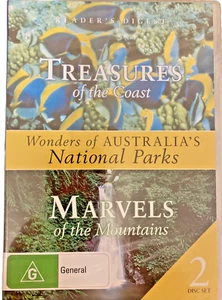 DVD 2 Disc Set WONDERS OF AUSTRALIA'S NATIONAL PARKS Coast & Mountains R4 Nature - Picture 1 of 3