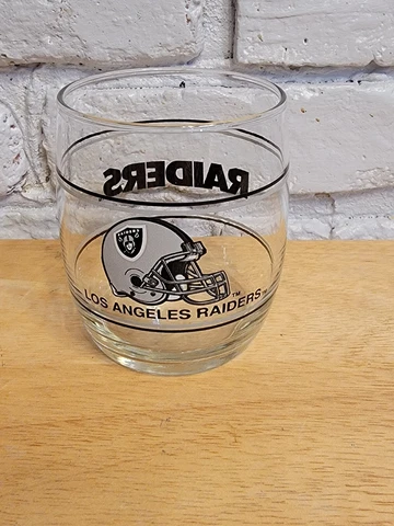 Vintage Los Angeles Raiders Drinking Glass Cover