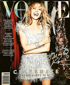 VOGUE Magazine Australia May 2018 KYLIE MINOGUE by NICOLE BENTLEY Brand New - Picture 1 of 1