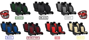 Juego completo de fundas de asiento a medida de cuero ecológico Ford Mondeo MK4 TITANIO 2007-2014 - Imagen 1 de 11