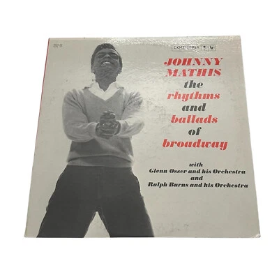 Johnny Mathis Ballads Of Broadway 2 LPs Vinyl Columbia Records CL 1506 6 eyes - Image 1 of 4
