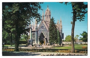 ASSEMBLY HALL Temple Square Salt Lake City Utah Postcard UT Mormon Building