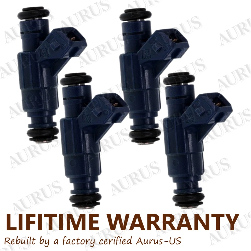 x4 Inyectores de combustible OEM BOSCH para Volkswagen Passat 2000 2001 2002 2004 2005 1,8 L Foto 1 de 4