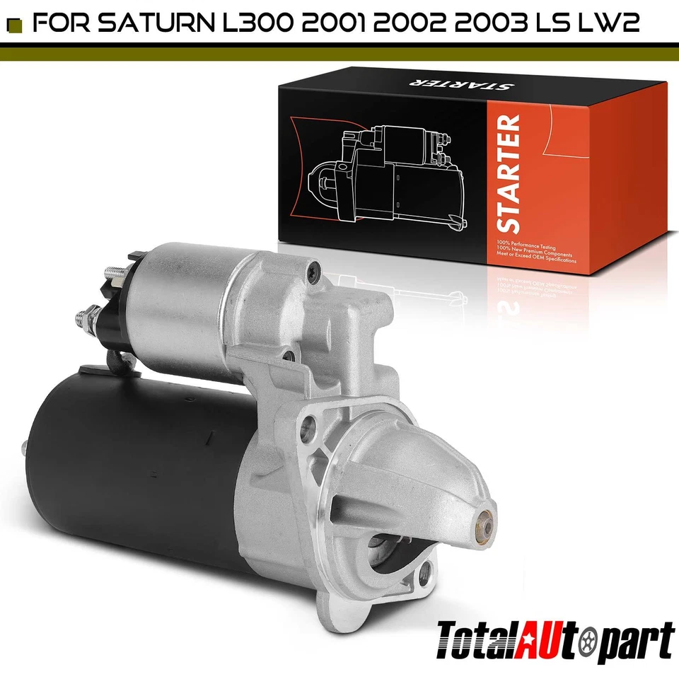 Nuevo motor de arranque para Saturn LS2 2000 L300 2001-2003 LW2 V6 3,0 L 1,5 KW 12 V CW 9T Foto 1 de 4