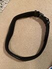 Ex Police Medium Black Nylon Kit Belt. 50mm. 30/32? Waist. Used. 1577. 