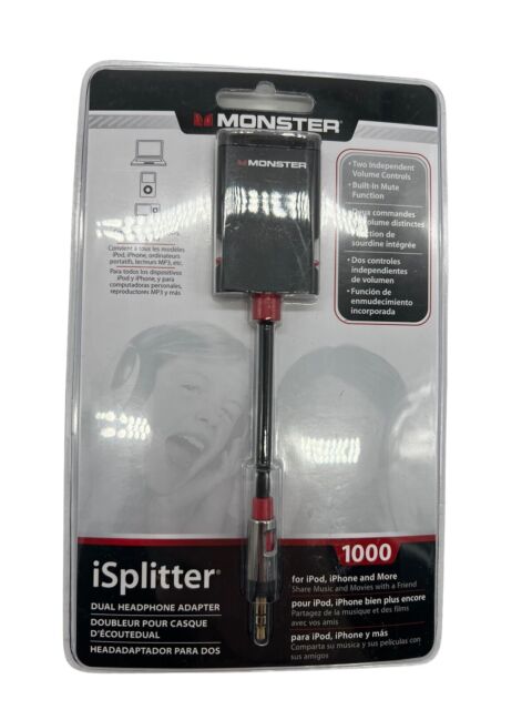 New Monster iSoniTalk Hands Free Mic for iPhone Headphones Adapter NIB  Sealed