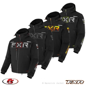 NEW FXR Mens Maverick Snowmobile Jacket Black/Red/Hivis/Ops/Inferno MD LG XL 2X - Picture 1 of 4