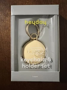 Heyday Silicone Apple Airtag Holder & Keychain - Mist Yellow - Picture 1 of 4