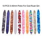 Produce Vibrant Tones With Celluloid Picks For Oud Ruan Qin String (10 Pcs)