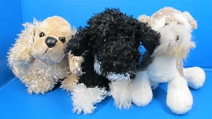 GANZ Webkinz Doggie Lot PORTUGUESE WATER DOG American Coocker Schnauzer No Code - Picture 1 of 23