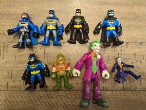 Lot if Fisher Price Imaginext DC Super Friends Action Figures Batman joker - Picture 1 of 5
